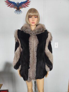 #762 Fox fur coat